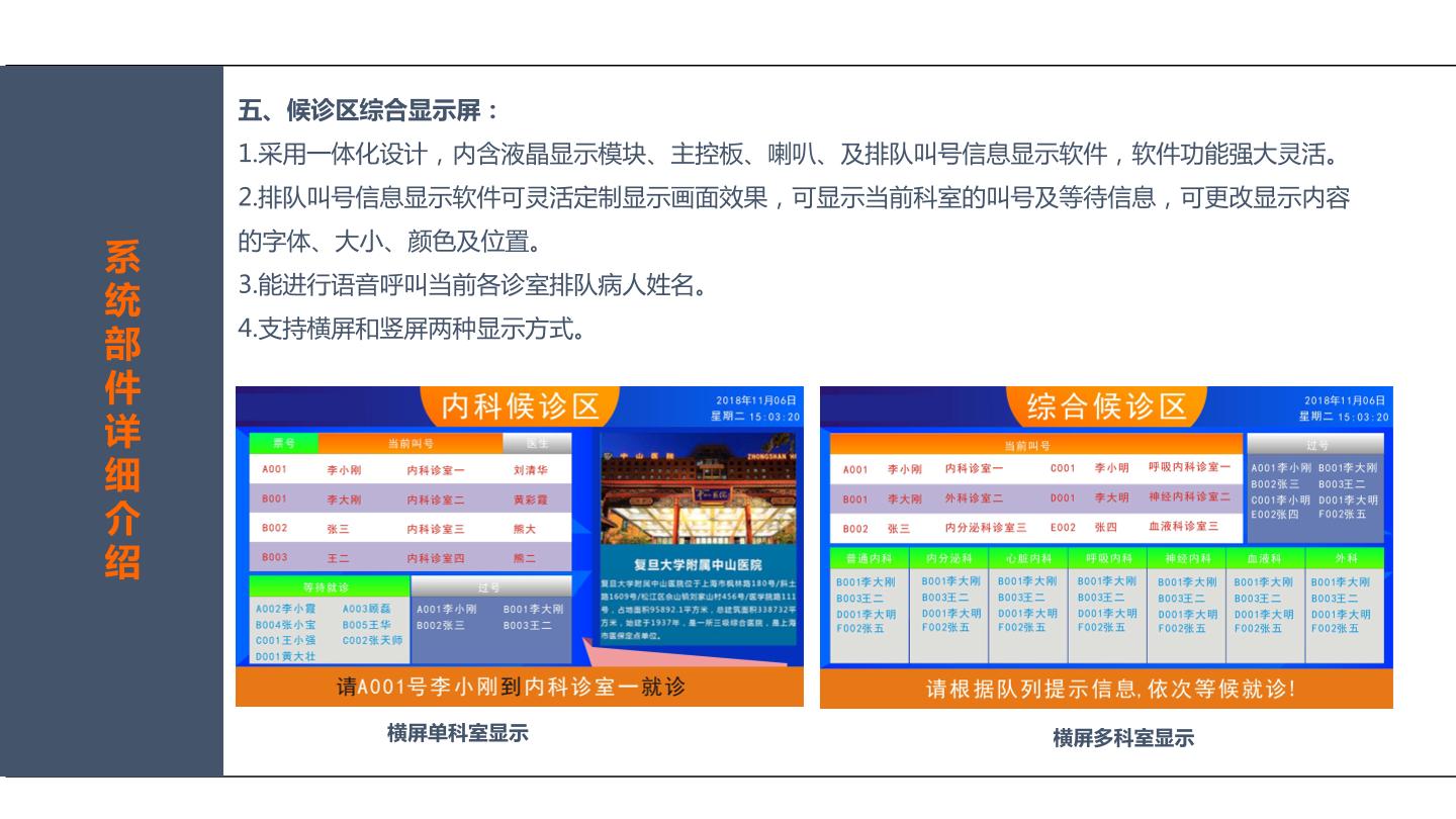 广州晶笛诺-医院分诊排队叫号系统部件详细介绍5