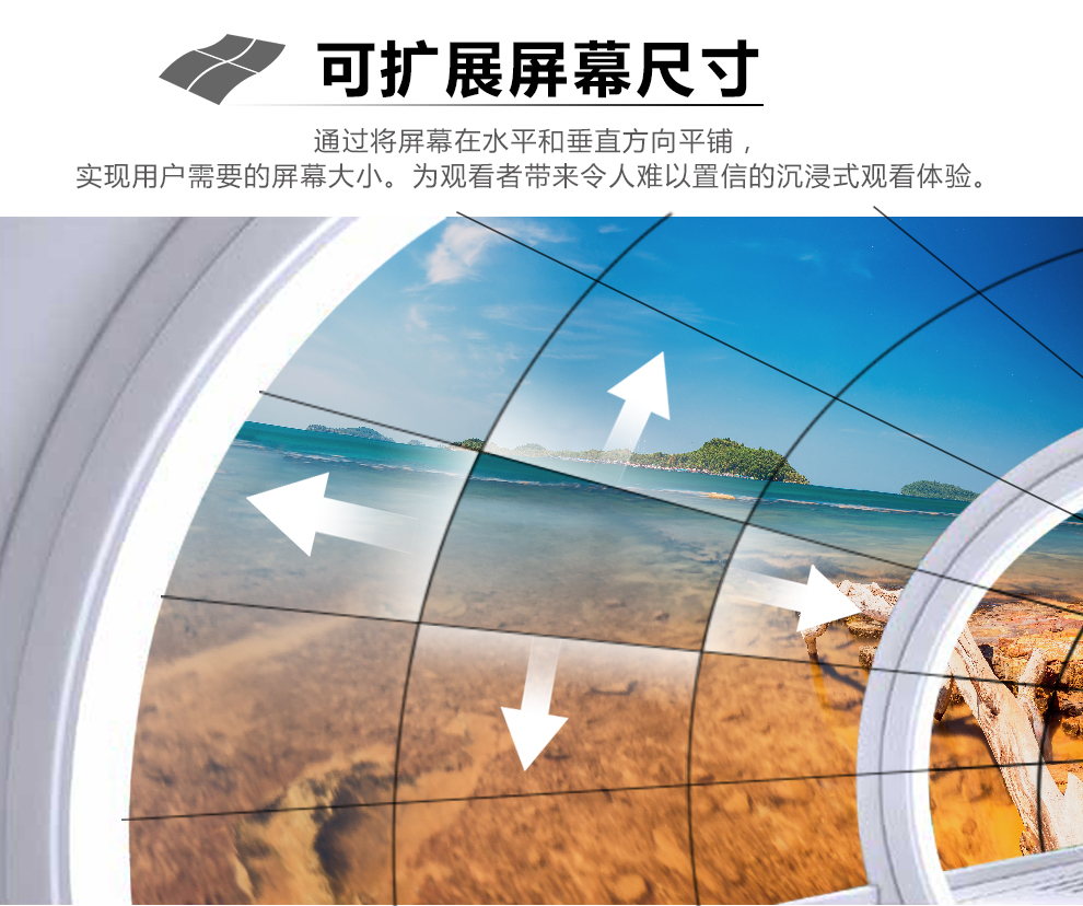 广州晶笛诺-OLED显示屏可扩展屏幕尺寸